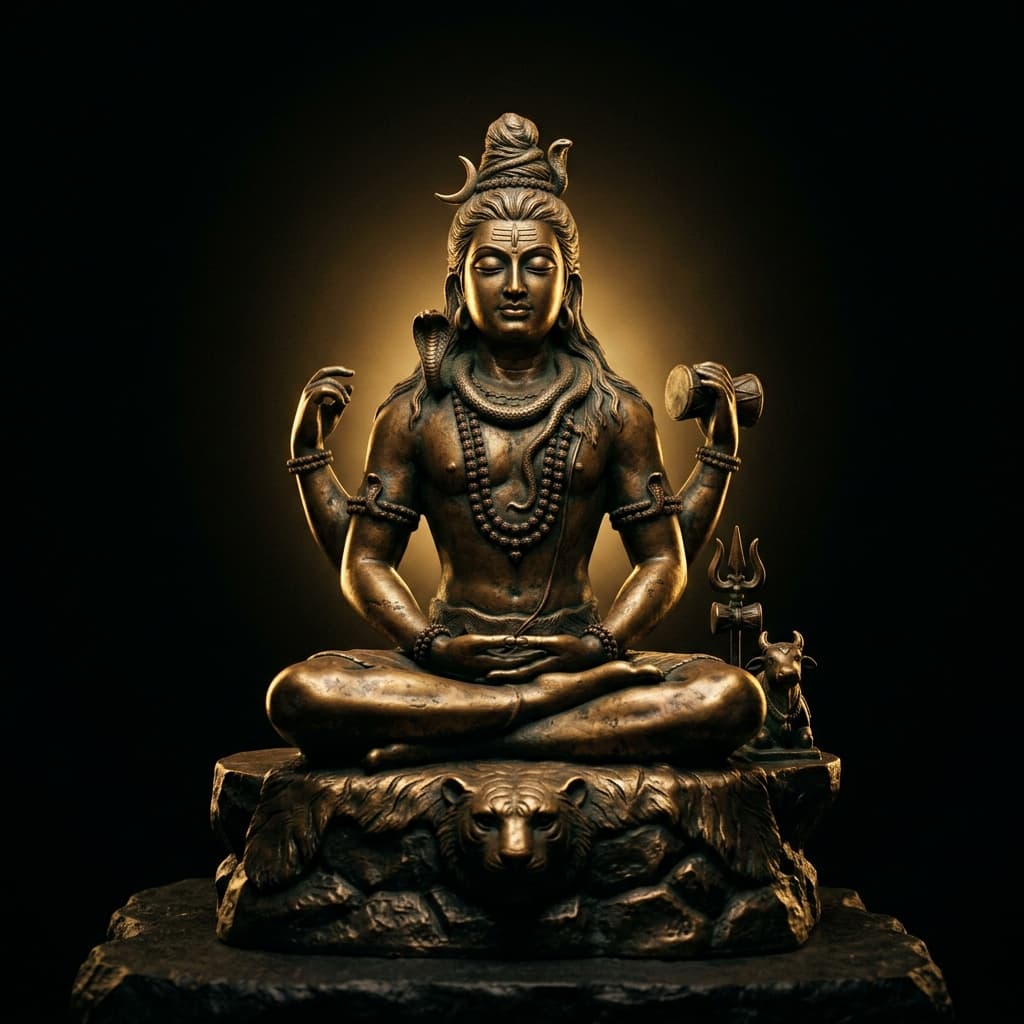 A meditative devotional illustration