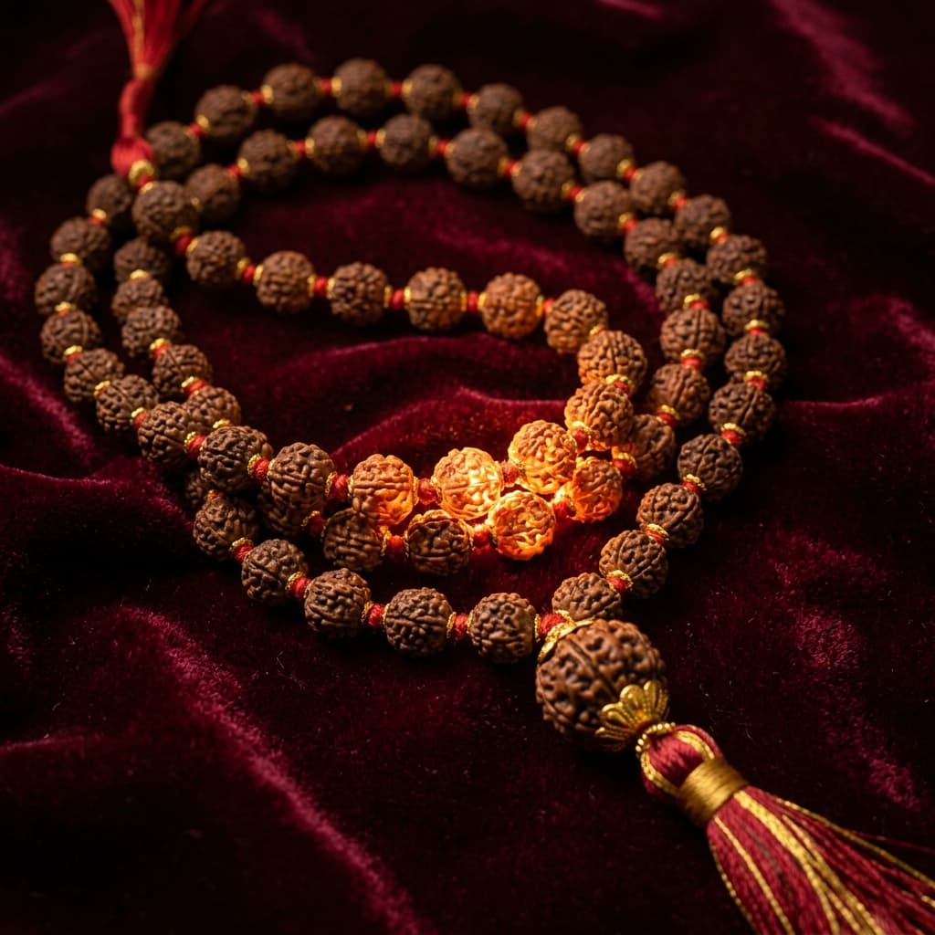 Rudraksha mala for daily prayer